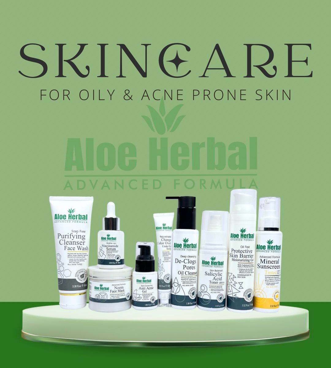 Acne Prone Skin Care Set For Oily Skin
