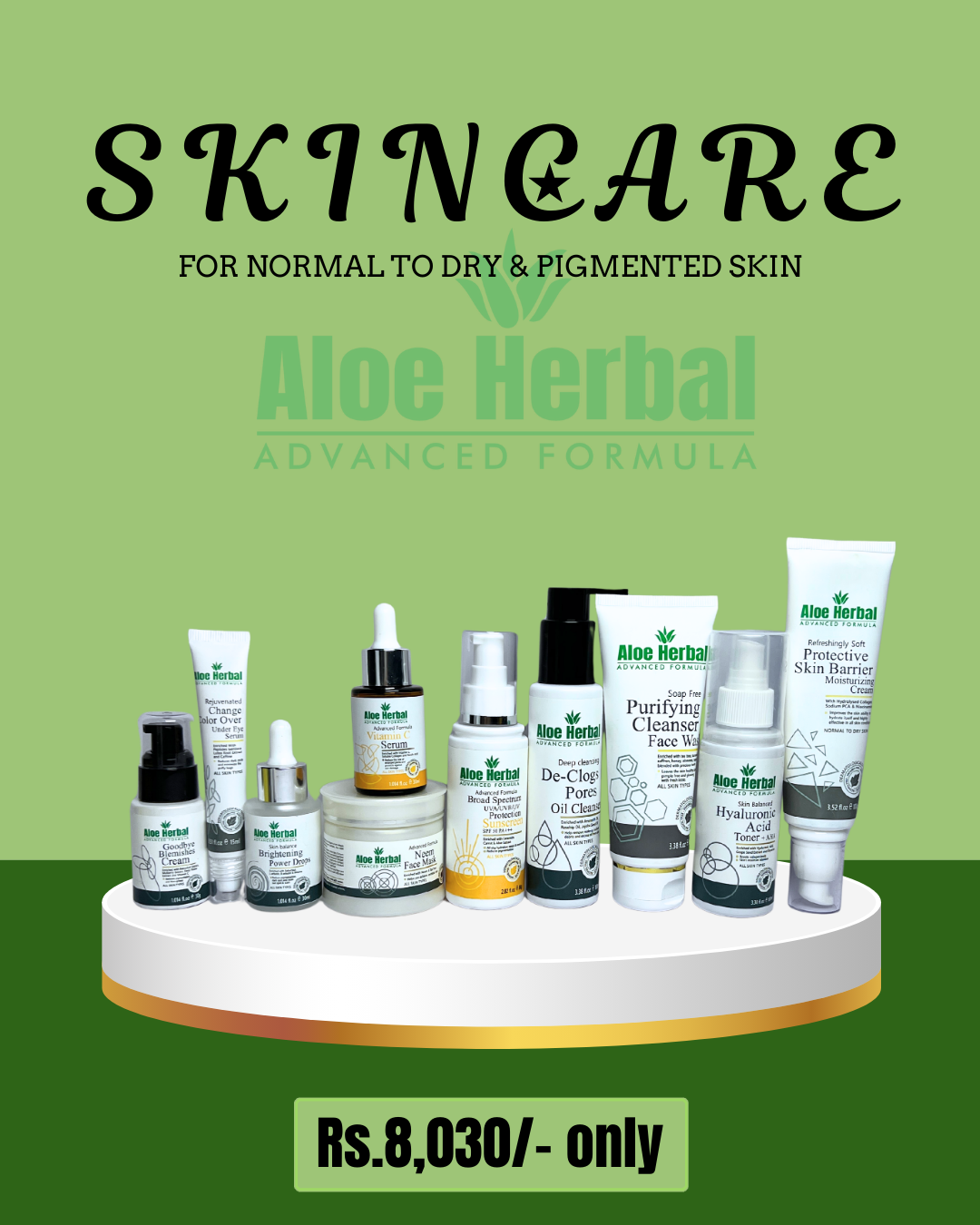 Pigmentation/Melasma Skin Care Set For Dry Skin