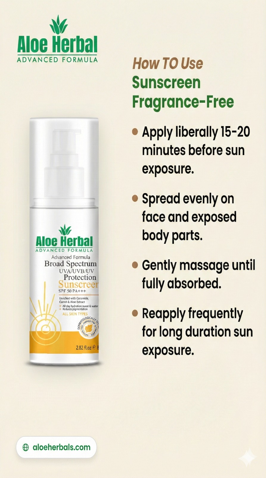 Sunscreen fragnance free 80g