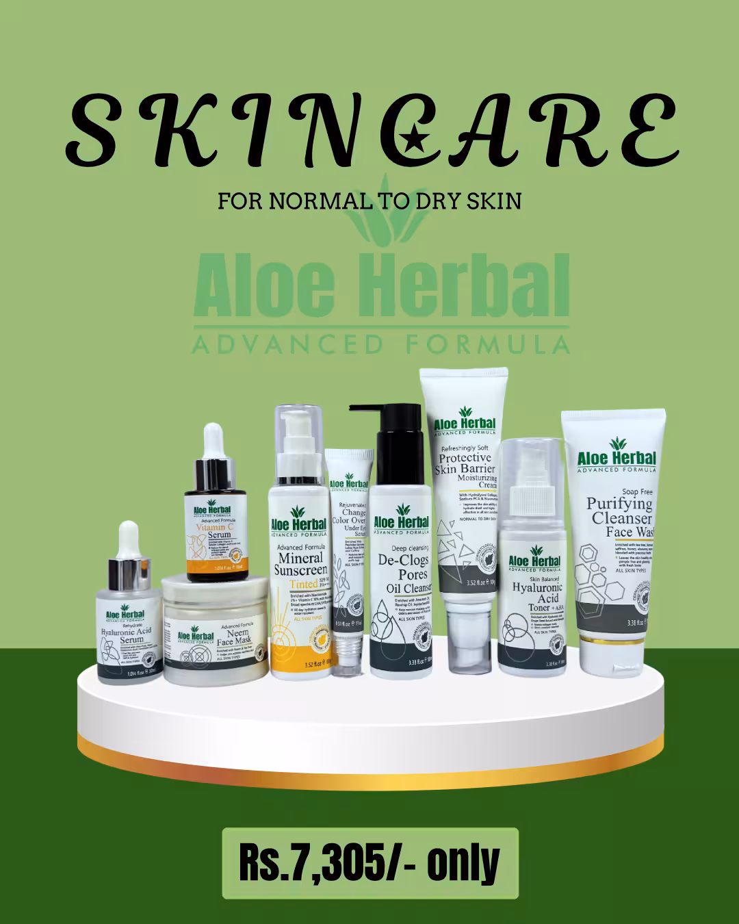 Normal to Dry Skin Care Set
