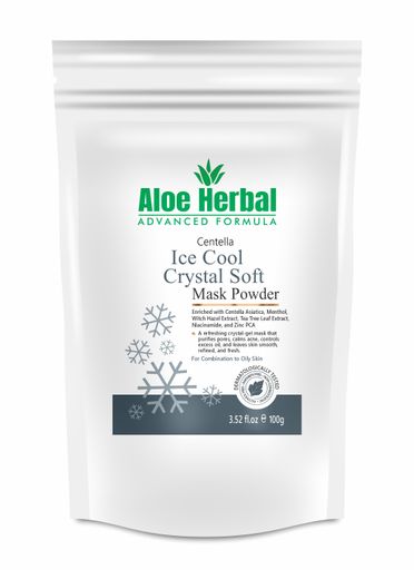 Aloe Herbal® Centella Ice Cool Crystal Soft Mask Powder – 100g